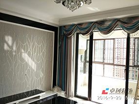 琥珀五環(huán)城和雅閣95平方簡約風(fēng)格實景案例-卓創(chuàng)家裝案例