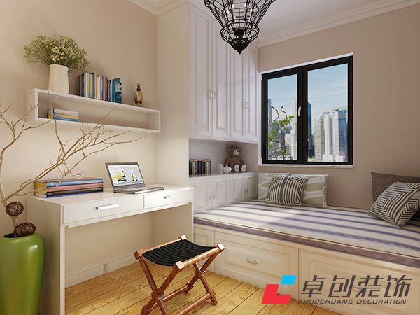 方夢(mèng)華苑簡(jiǎn)歐風(fēng)格裝修案例